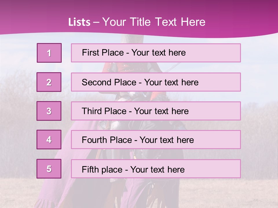 Knight Horse PowerPoint Template