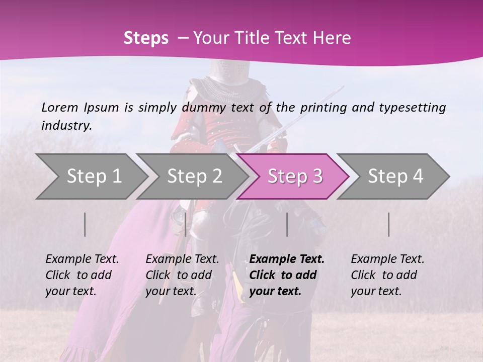 Knight Horse PowerPoint Template