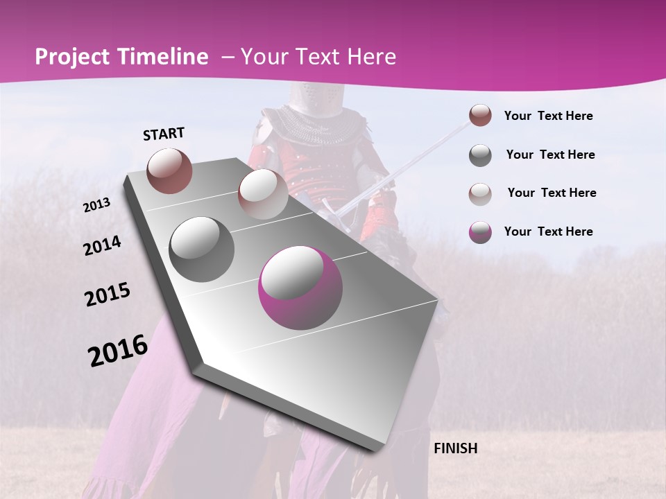 Knight Horse PowerPoint Template