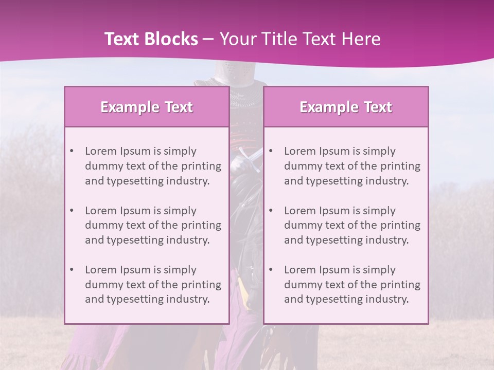 Knight Horse PowerPoint Template