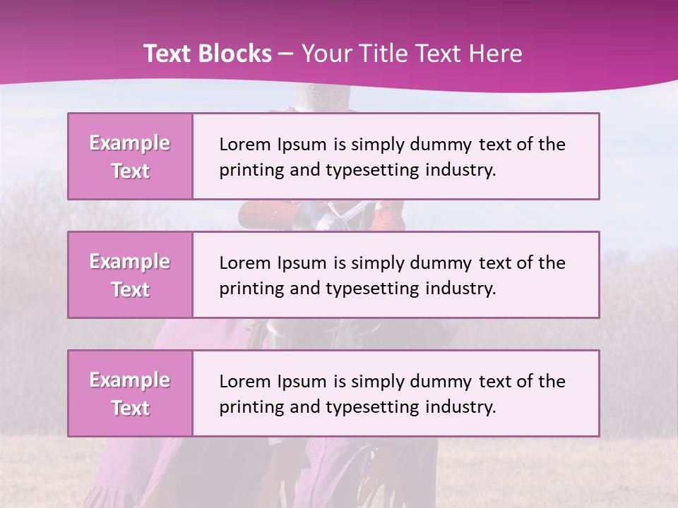 Knight Horse PowerPoint Template