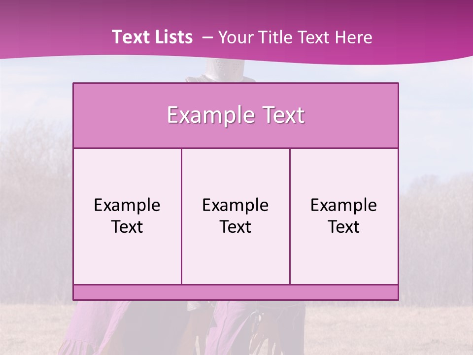 Knight Horse PowerPoint Template