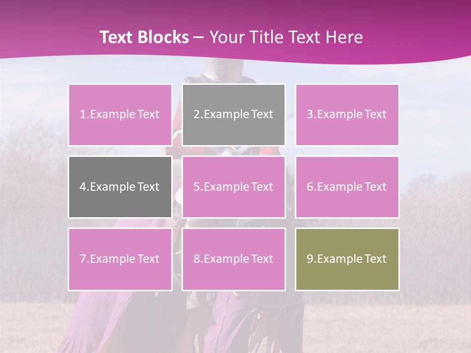 Knight Horse PowerPoint Template