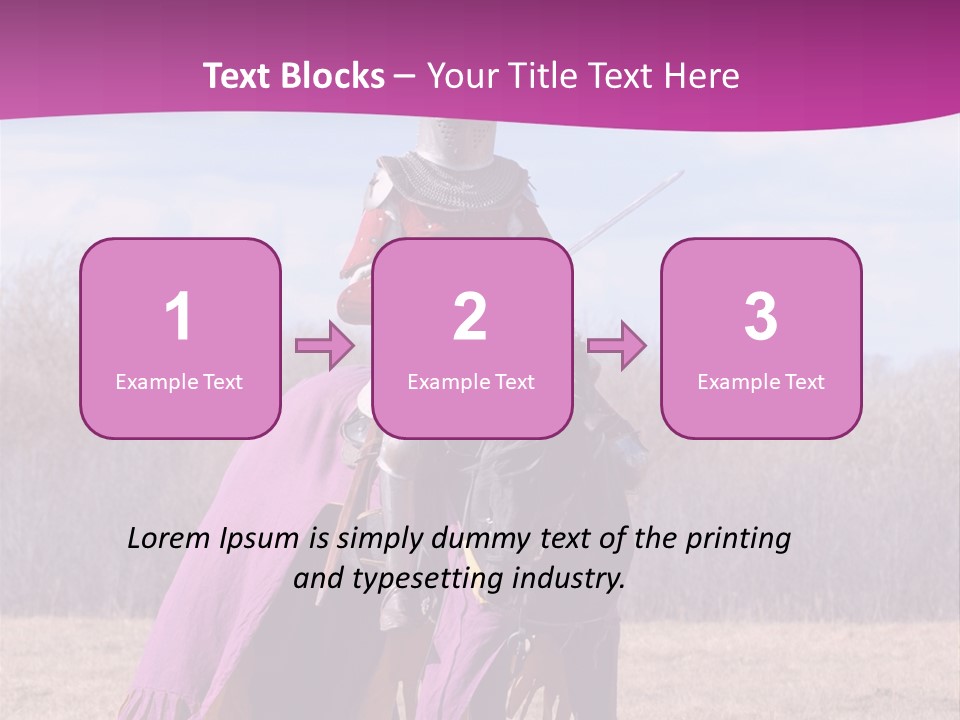 Knight Horse PowerPoint Template