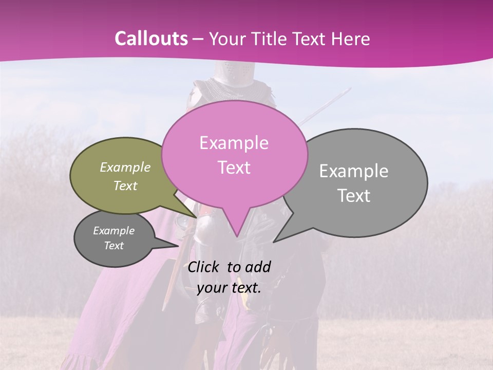 Knight Horse PowerPoint Template