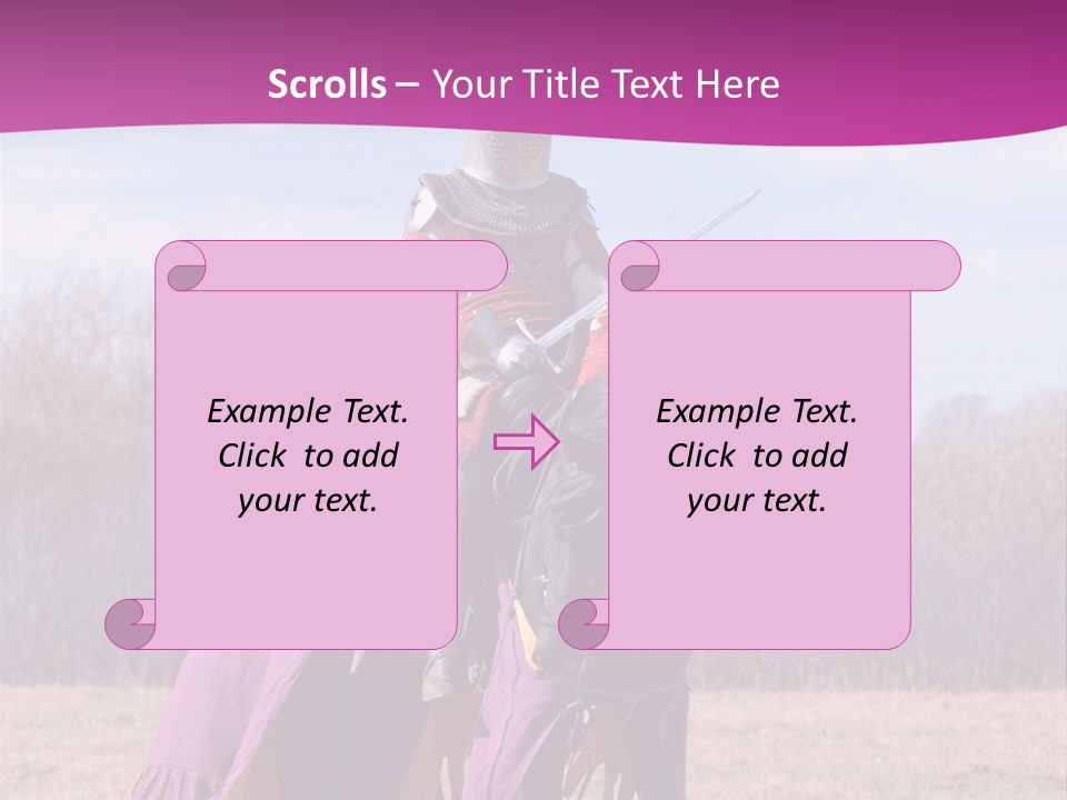 Knight Horse PowerPoint Template
