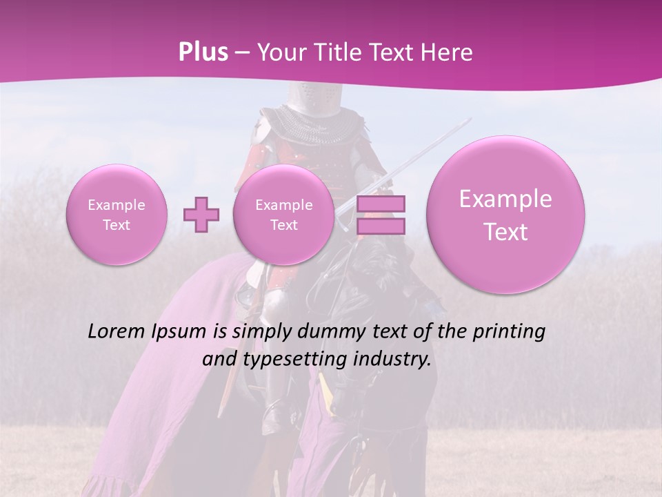 Knight Horse PowerPoint Template