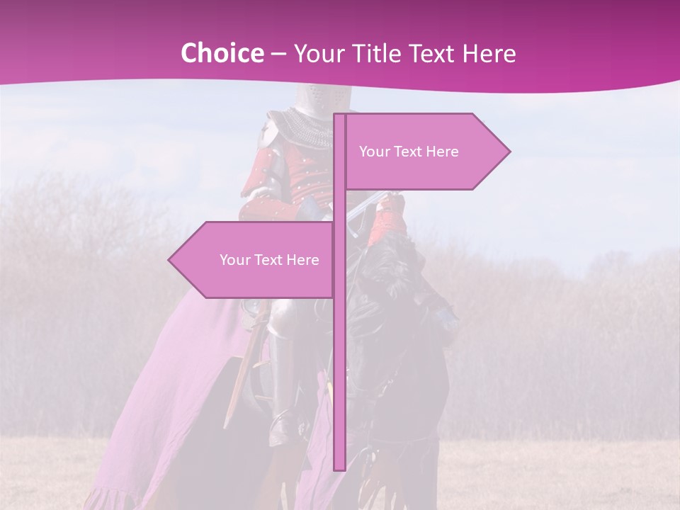 Knight Horse PowerPoint Template