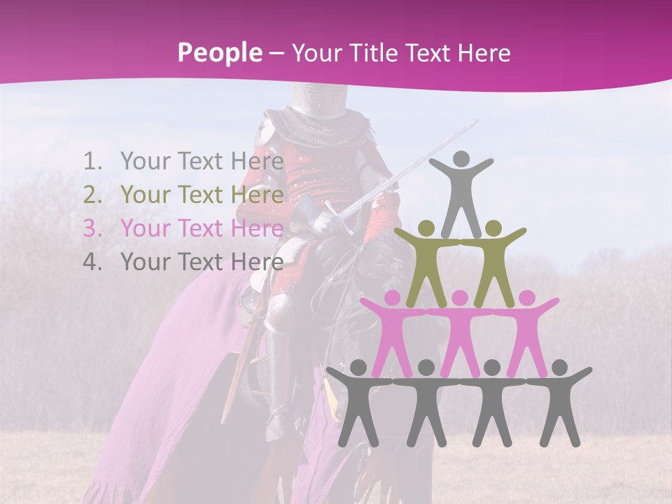 Knight Horse PowerPoint Template