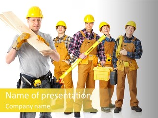 Industrial Workers PowerPoint Template