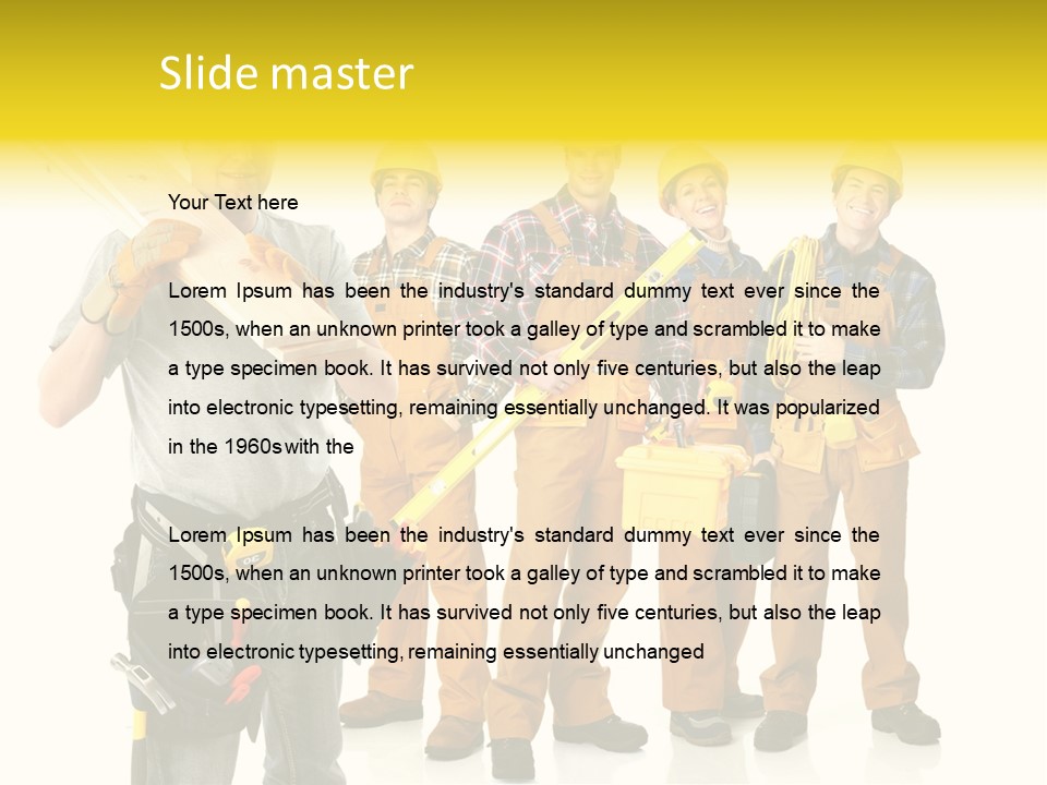 Industrial Workers PowerPoint Template
