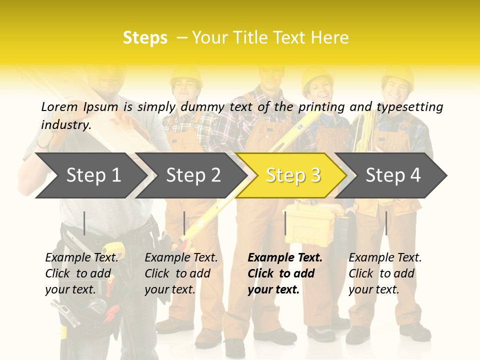 Industrial Workers PowerPoint Template