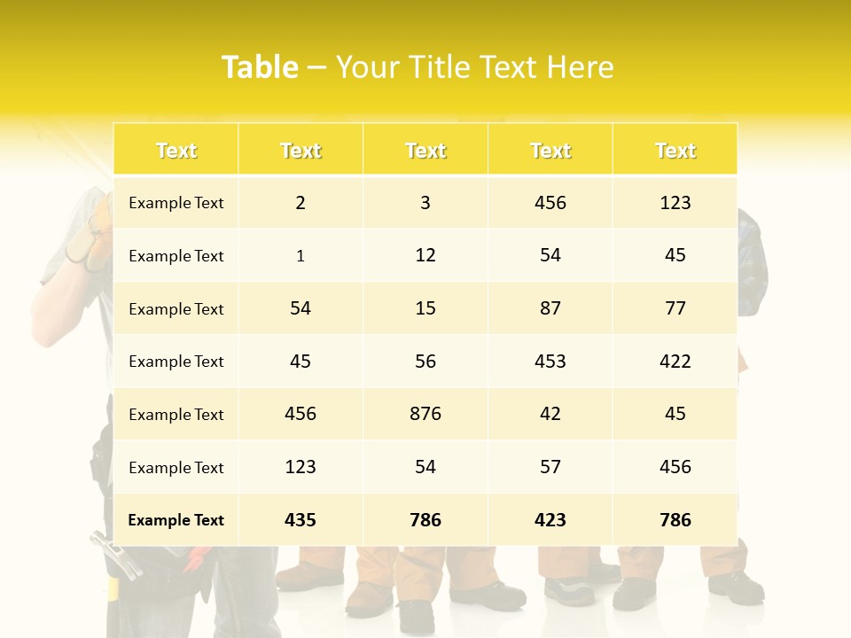 Industrial Workers PowerPoint Template