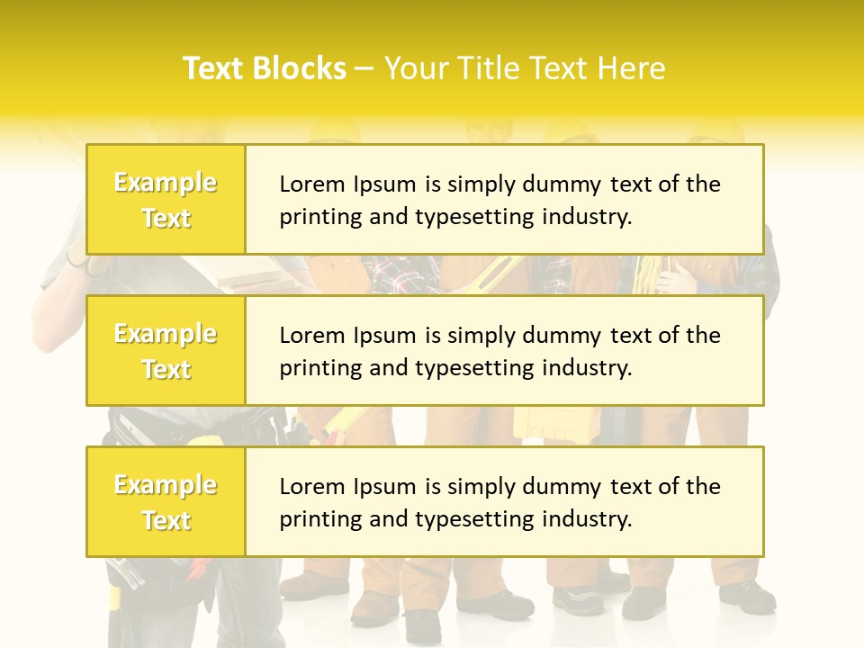 Industrial Workers PowerPoint Template
