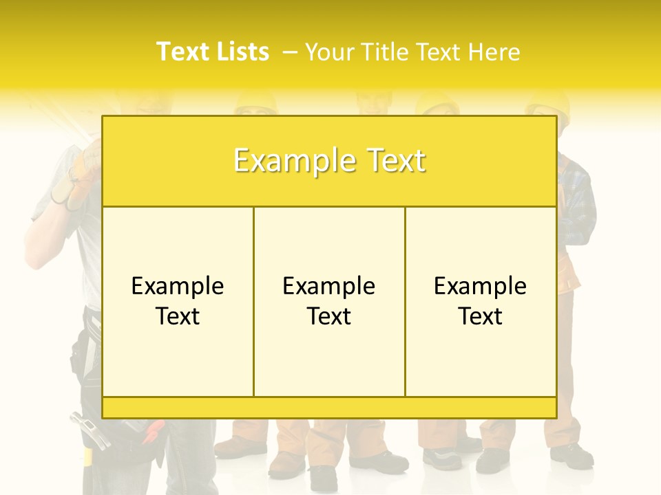 Industrial Workers PowerPoint Template