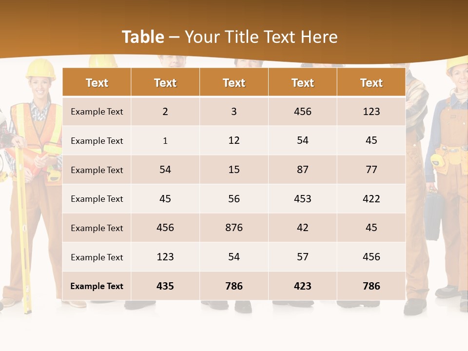 Industrial Workers PowerPoint Template