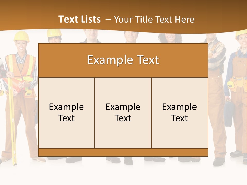 Industrial Workers PowerPoint Template