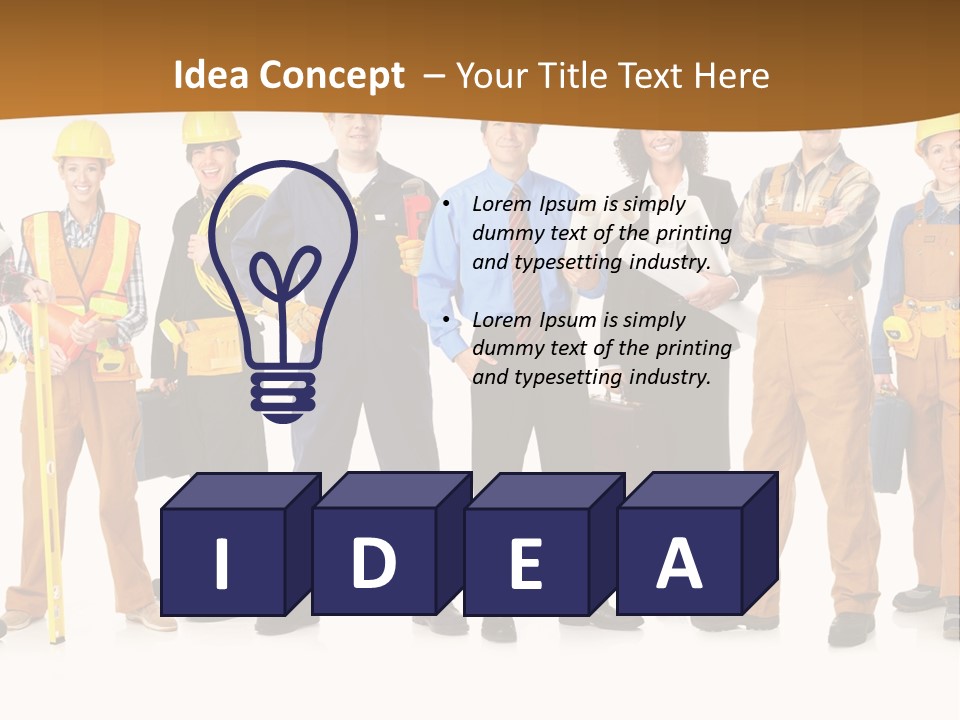 Industrial Workers PowerPoint Template