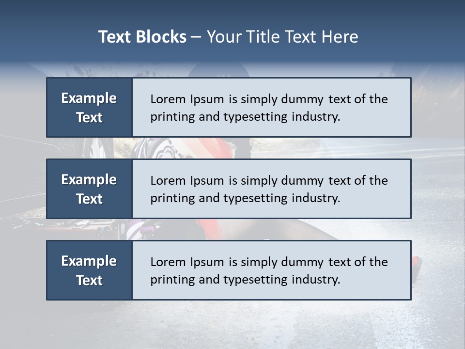 Girl Hippie Road PowerPoint Template