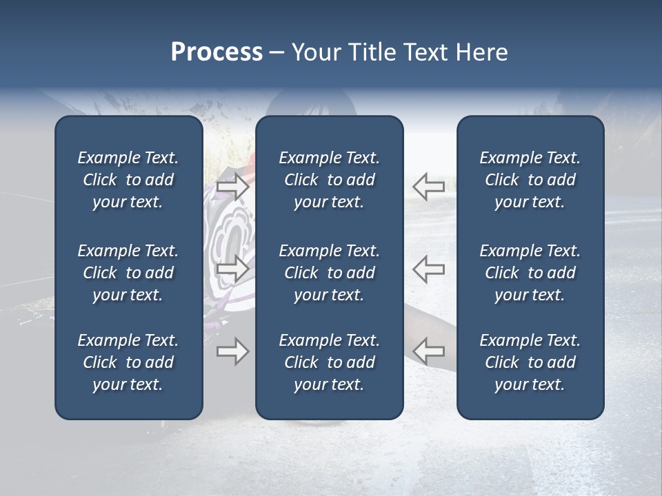 Girl Hippie Road PowerPoint Template