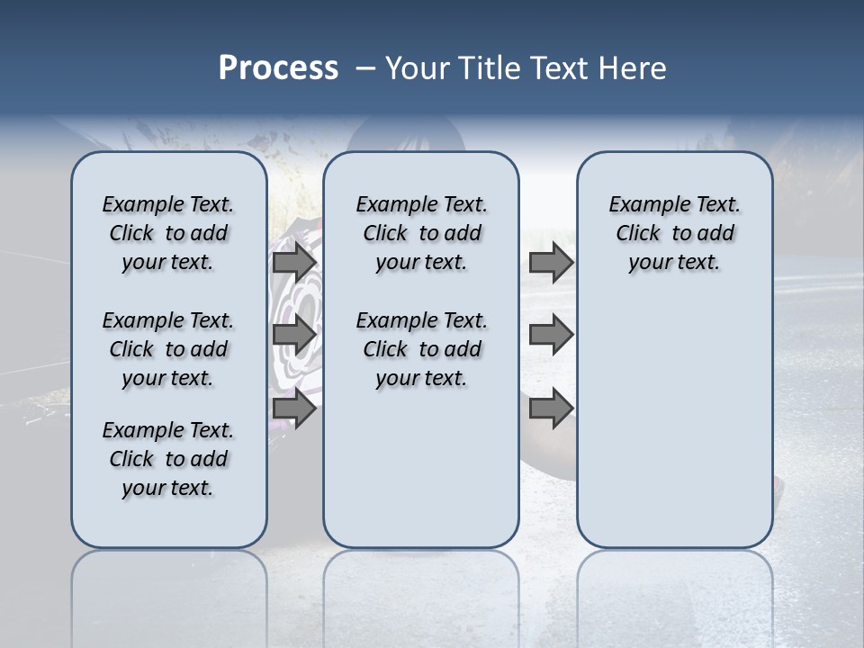 Girl Hippie Road PowerPoint Template
