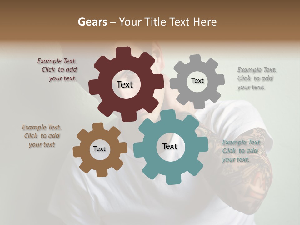 Tattoo Men PowerPoint Template