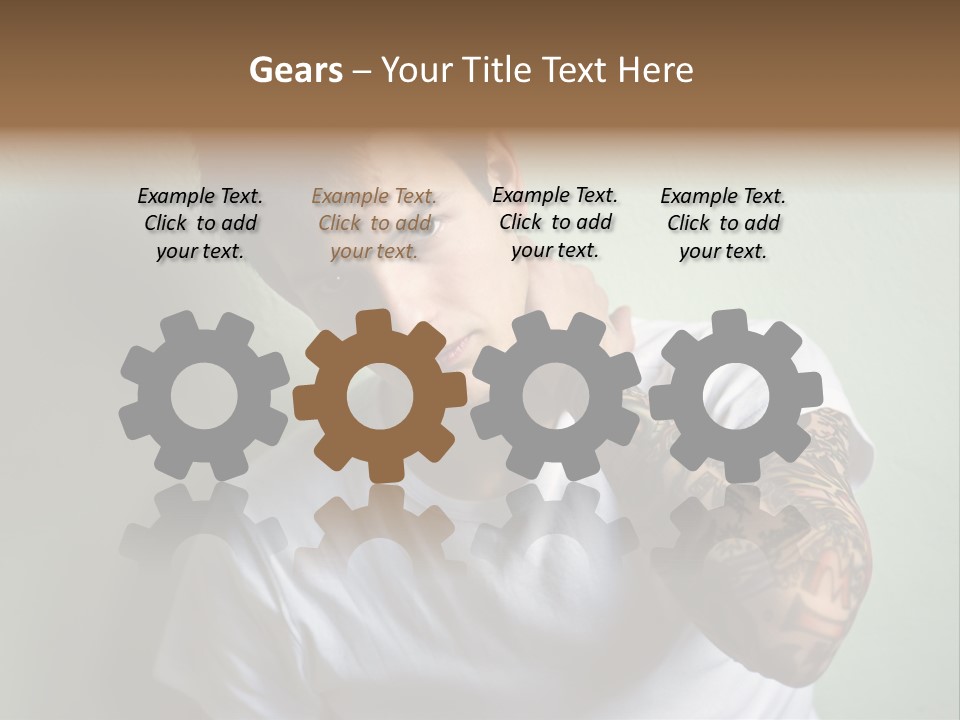 Tattoo Men PowerPoint Template