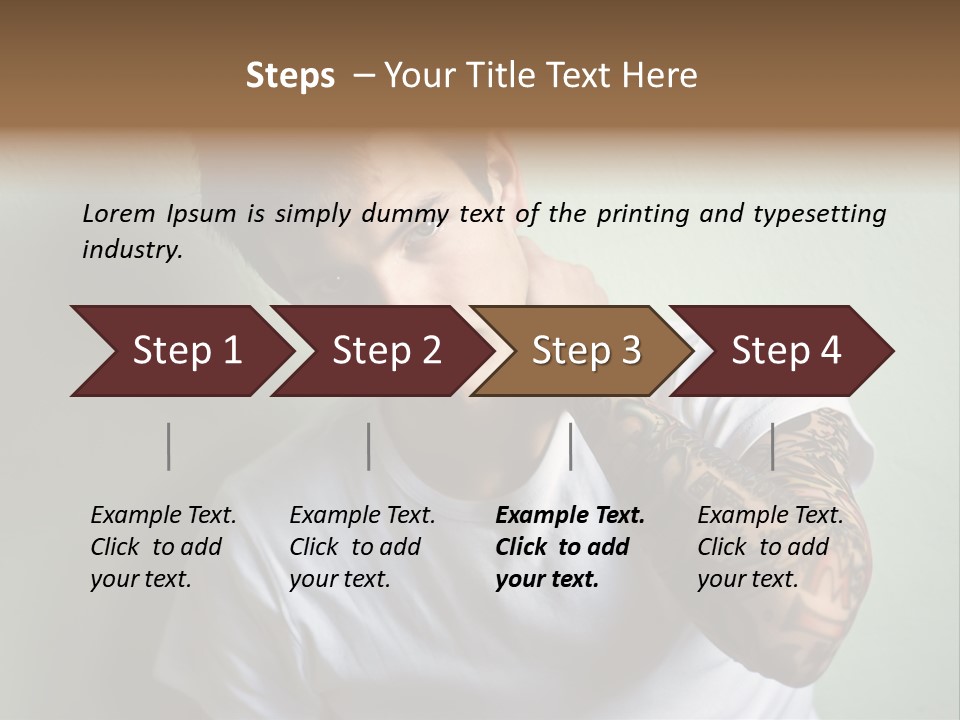 Tattoo Men PowerPoint Template