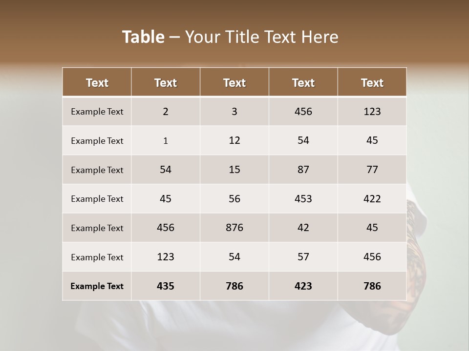 Tattoo Men PowerPoint Template