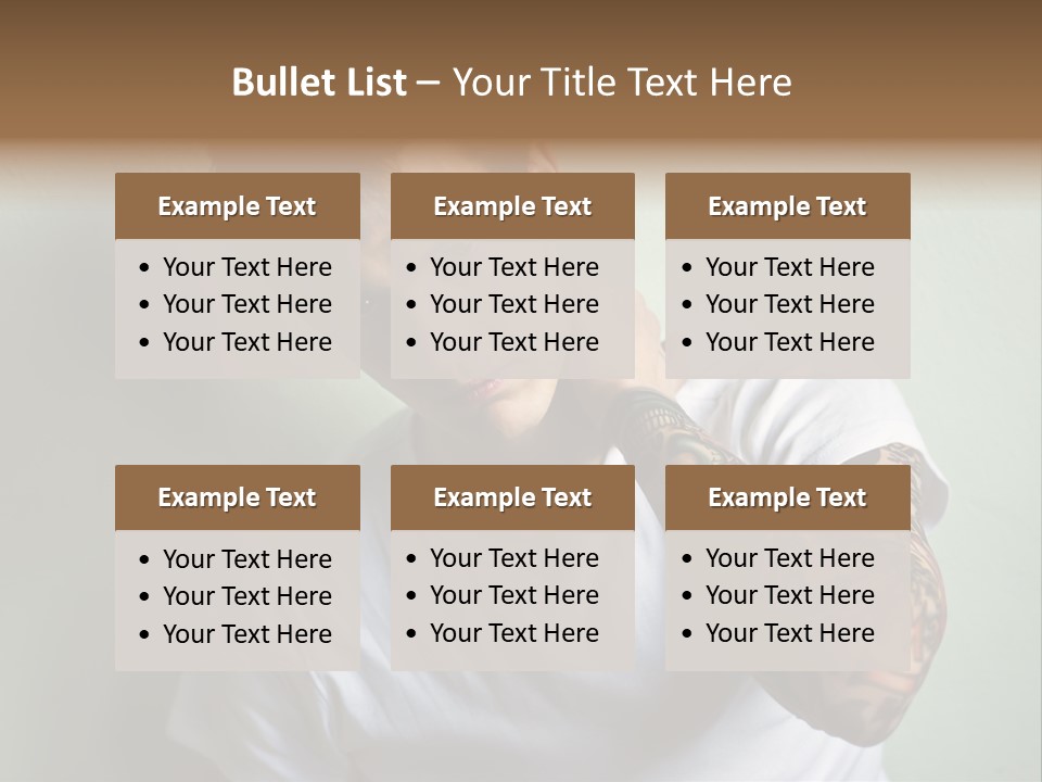 Tattoo Men PowerPoint Template