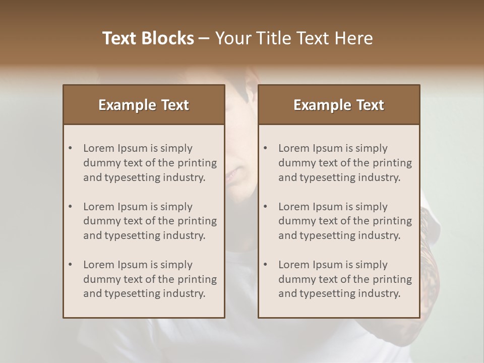 Tattoo Men PowerPoint Template