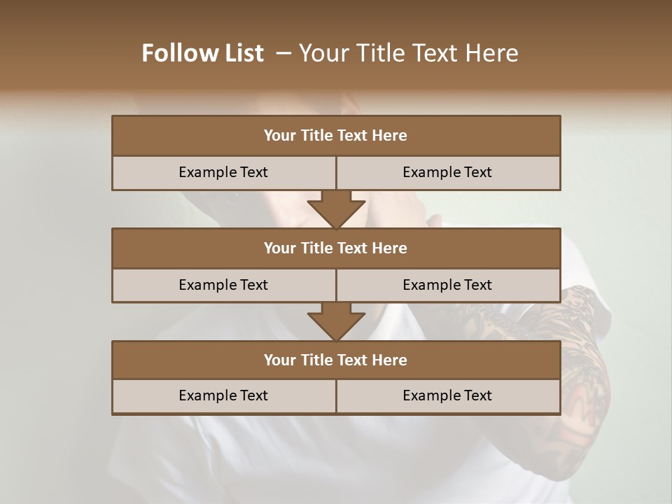 Tattoo Men PowerPoint Template