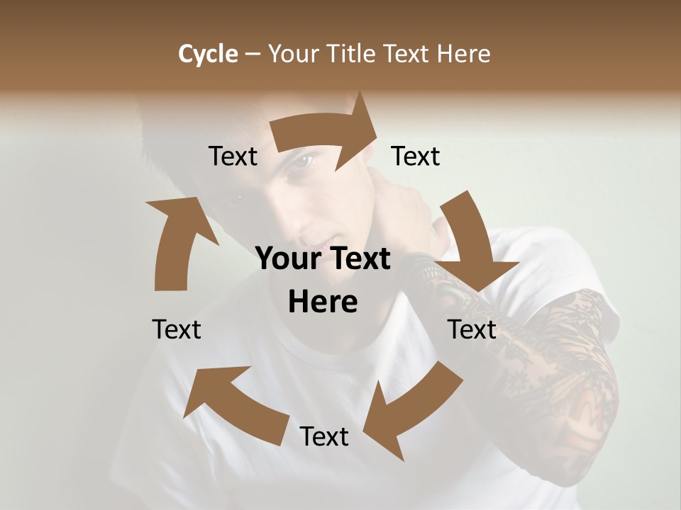 Tattoo Men PowerPoint Template