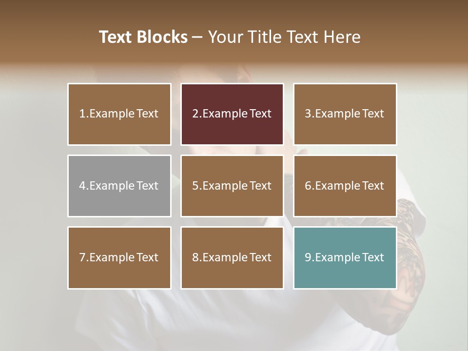 Tattoo Men PowerPoint Template