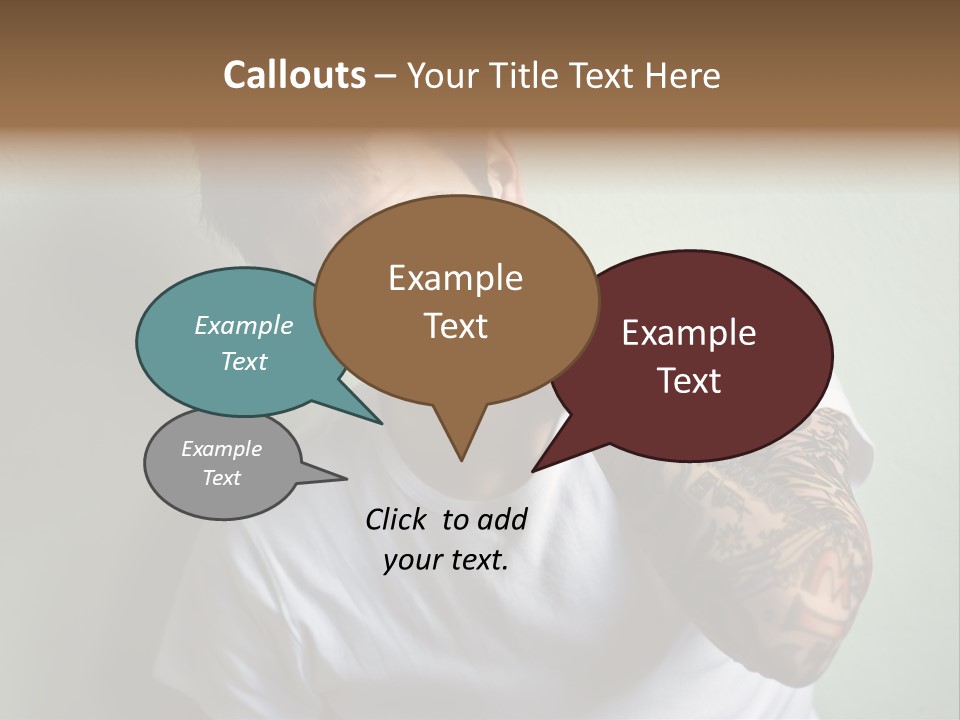 Tattoo Men PowerPoint Template