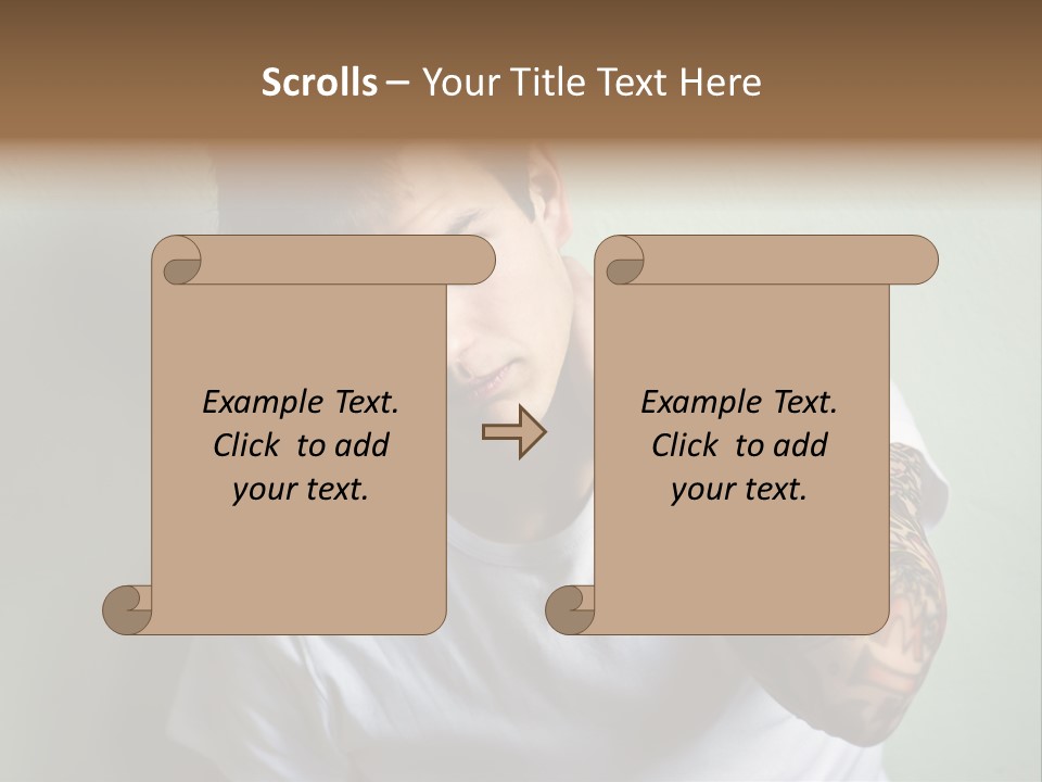 Tattoo Men PowerPoint Template
