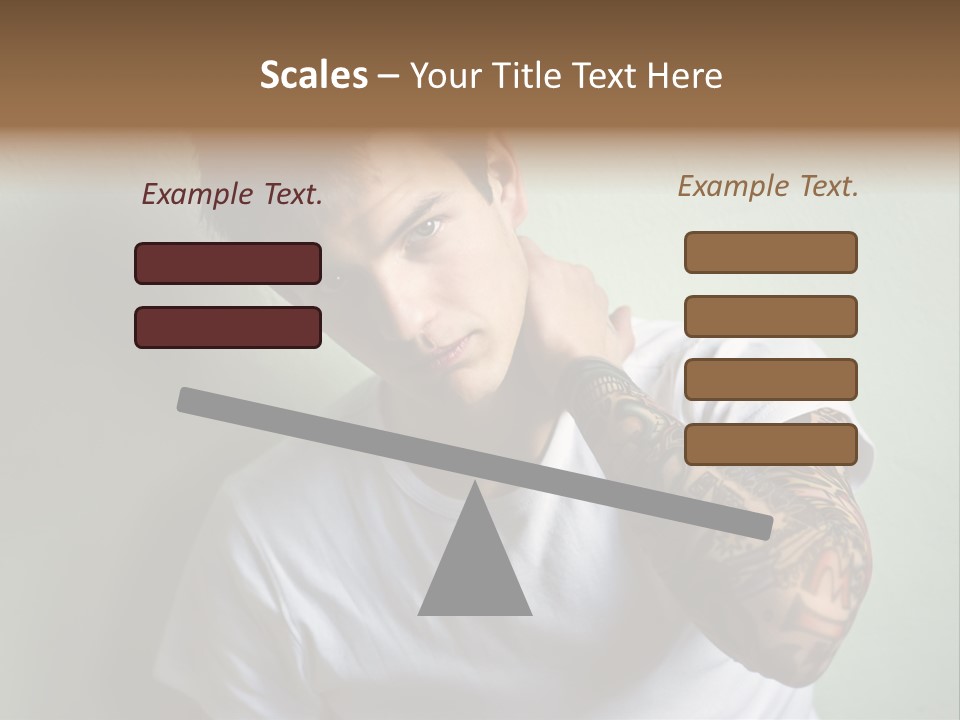 Tattoo Men PowerPoint Template