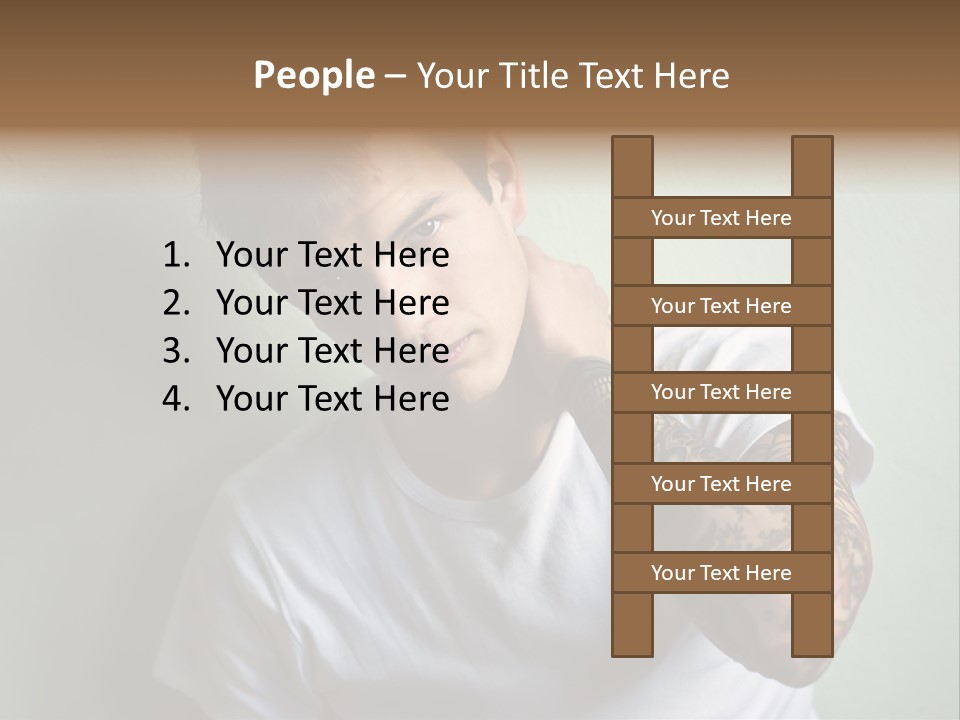 Tattoo Men PowerPoint Template