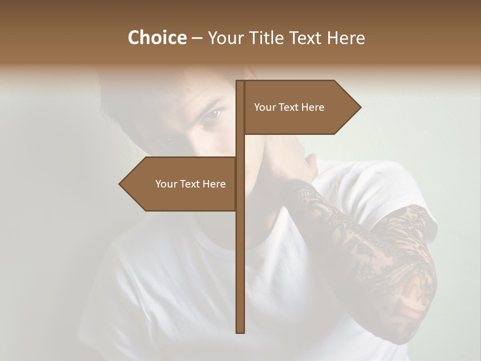 Tattoo Men PowerPoint Template