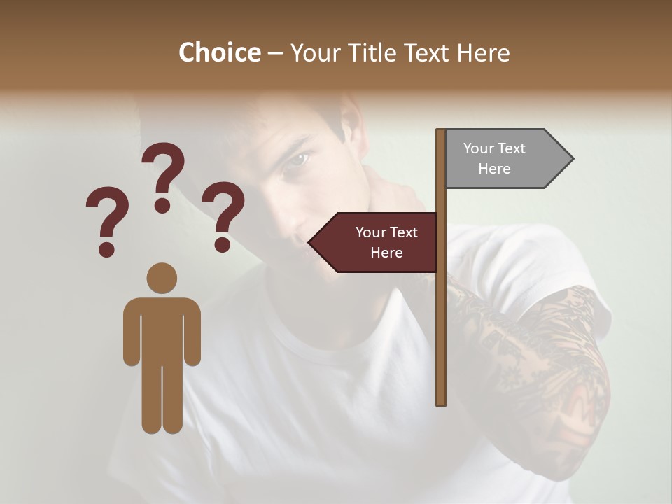 Tattoo Men PowerPoint Template