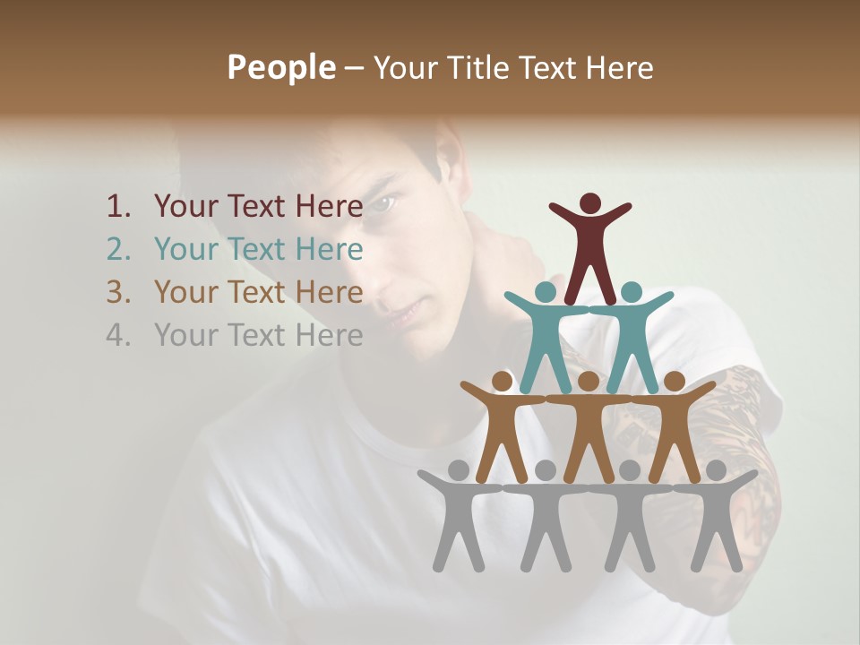 Tattoo Men PowerPoint Template