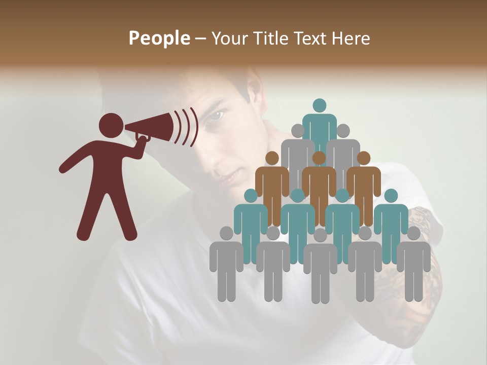 Tattoo Men PowerPoint Template