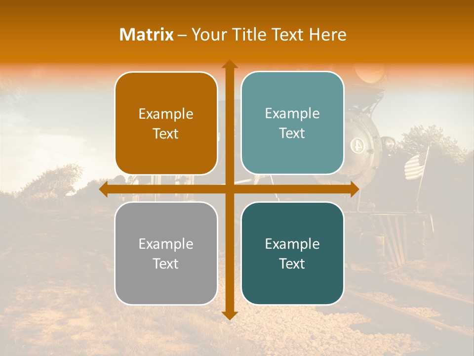 Steam Train PowerPoint Template