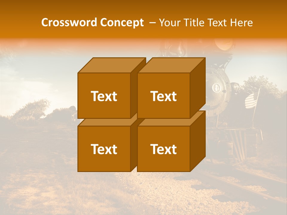 Steam Train PowerPoint Template