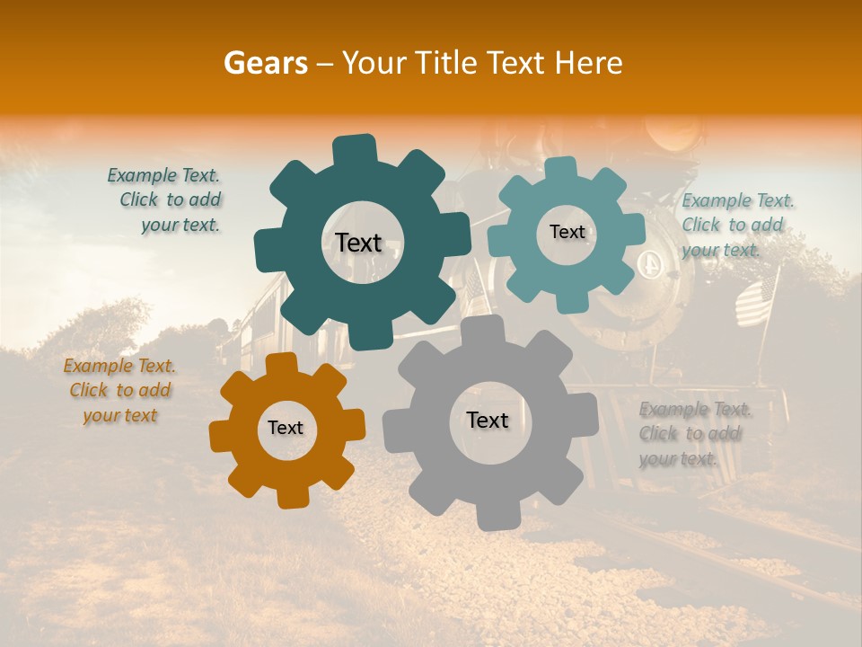 Steam Train PowerPoint Template