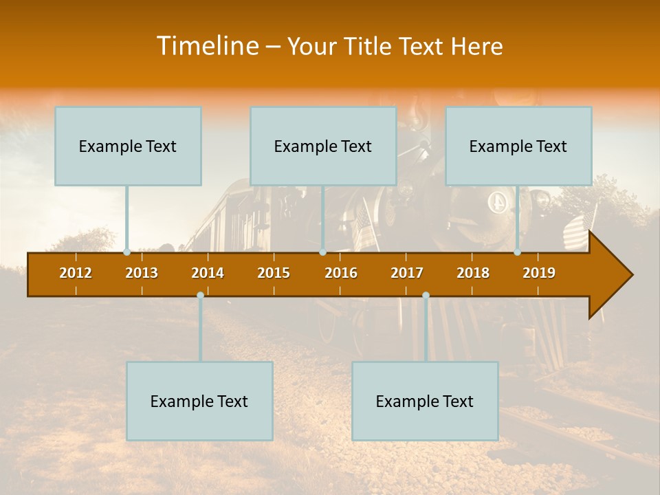 Steam Train PowerPoint Template
