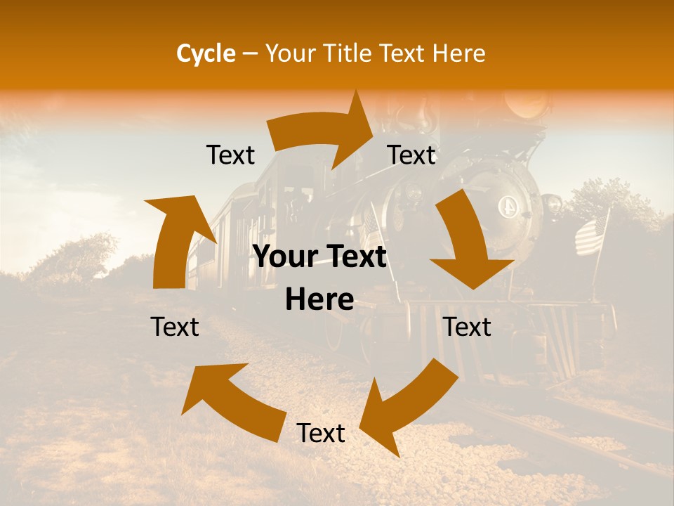 Steam Train PowerPoint Template