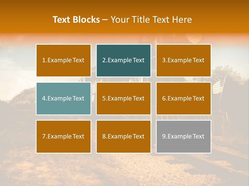 Steam Train PowerPoint Template