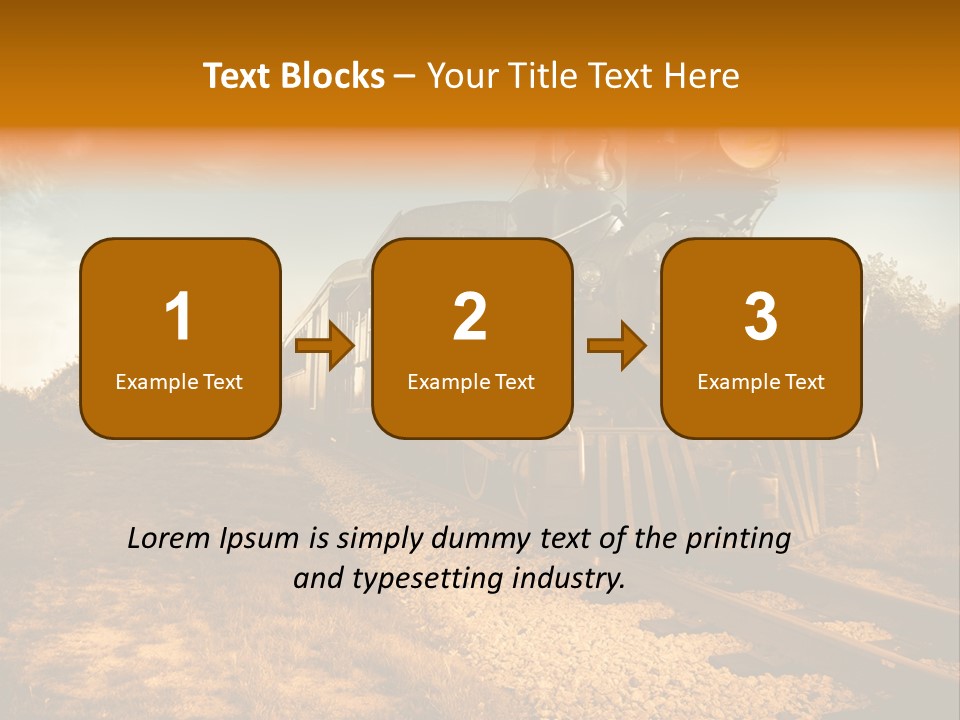 Steam Train PowerPoint Template