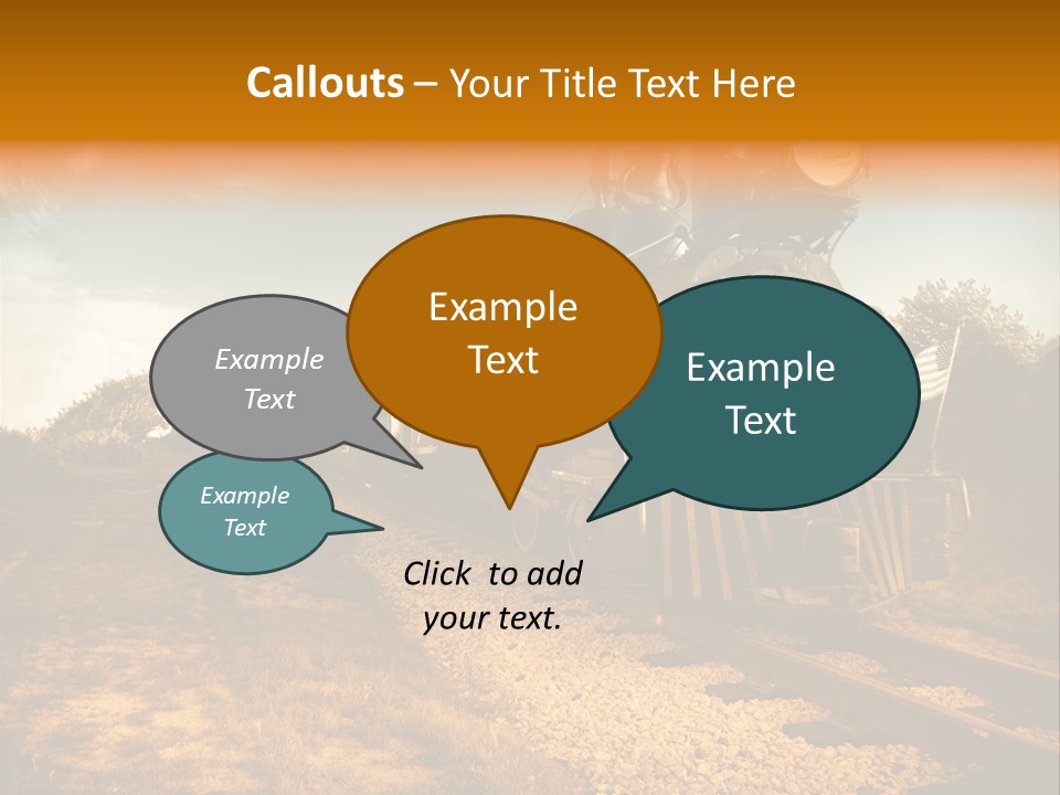 Steam Train PowerPoint Template